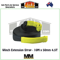 Winch Extension Strap - 10M x 50mm 4.5T