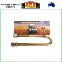 U Bolt Fortified Round Top 76 78 79 Series Toyota Landcruiser -  230x85x16mm