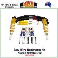 Raw Nitro Readystrut Kit Nissan Navara D40 2005-2014