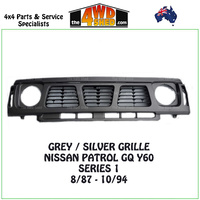 Nissan Patrol GQ Silver / Grey Grille 8/87-10/94