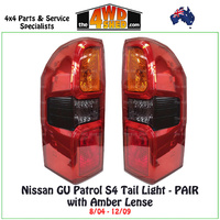 Nissan GU Patrol Series 4 Wagon Tail Lights 8/04-12/09 - PAIR