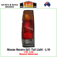 Nissan Navara D21 Style Side Tail Light 1/86-5/92 - Left
