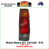 Nissan Navara D21 Style Side Tail Light 1/86-5/92 - Right