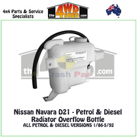 Nissan Navara D21 PETROL & DIESEL - Radiator Overflow Bottle