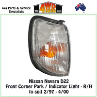 Nissan Navara D22 Front Corner Park / Indicator Light - R/H