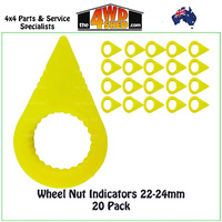 Wheel Nut Indicators 22-24mm - 20 Pieces