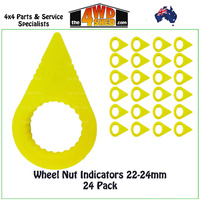 Wheel Nut Indicators 22-24mm - 24 Pieces