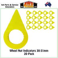 Wheel Nut Indicators 30-31mm - 20 Pieces