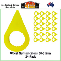 Wheel Nut Indicators 30-31mm - 24 Pieces