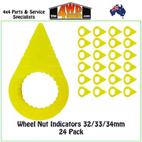 Wheel Nut Indicators 32/33/34mm - 24 Pieces