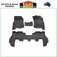 5D TPE Molded Floor Mats Toyota Landcruiser 76 Series Wagon 2023+