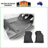 5D TPE Molded Floor Mats Toyota Landcruiser 79 Series Single Cab 2016-On