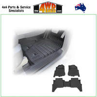 5D TPE Molded Floor Mats Ford Ranger Next Gen Dual Cab 2022+