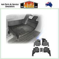 5D TPE Molded Floor Mats Toyota Hilux Dual Cab 2015-2024 (Auto Trans)