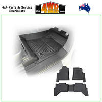 5D TPE Molded Floor Mats Toyota Hilux Dual Cab 2015-2024 (Manual Trans)