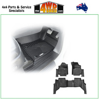 Injection 5D TPE Molded Floor Mats Toyota Hilux N90 Dual Cab 2025-On Auto Trans