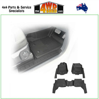 Premium Injection Molded TPE Floor Mats Ford Ranger Next Gen Dual Cab 2022-On