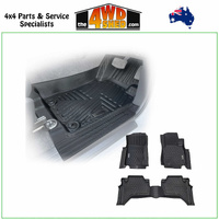 5D TPE Molded Floor Mats Mitsubishi Triton ML MN Dual Cab 2006-2015