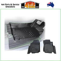 5D TPE Molded Floor Mats Mitsubishi Triton MQ MR Single Extra Cab 2015-2024