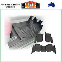 5D TPE Molded Floor Mats Toyota Prado 120 Series VX Grande (Auto Trans)