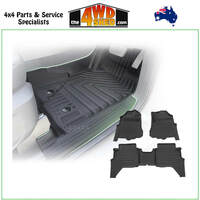 5D TPE Molded Floor Mats Volkswagen Amarok NF Dual Cab 2023-On