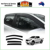 Injection Molded Weather Shields Mazda BT50 UP UR Dual Cab 2011-2020