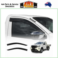 Injection Molded Weather Shields Nissan Navara NP300 D23 Single Cab 2015-On