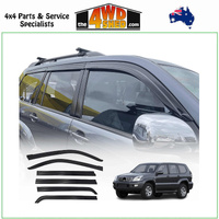 Injection Molded Weather Shields Toyota Landcruiser Prado 120 Series