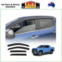 Injection Molded Weather Shields Volkswagen Amarok NF Dual Cab 2023-On
