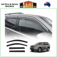 Stainless Edge Weather Shields Toyota Prado 150 Series 2009-2024