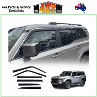 Stainless Edge Weather Shields Toyota Prado 250 Series 2024-On