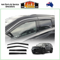 Stainless Edge Weather Shields Jeep Grand Cherokee WK 2010-2021
