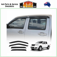 Weather Shields Great Wall V200 V240 Dual Cab 2009-2016 