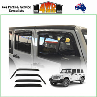 Weather Shields Jeep Wrangler JK Series 4 Door 2007-2018