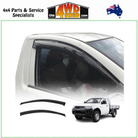 Weather Shields Mitsubishi Triton ML MN Single Cab 2006-2015 with Extended Mirror