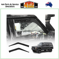 Weather Shields Nissan Patrol GQ Y60 Ute with Electric Mirrors