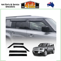 Widened Weather Shields Landrover Defender L663 110 130 2020-On (4 Piece)
