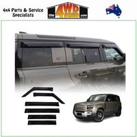 Widened Weather Shields Landrover Defender L663 110 130 2020-On (6 Piece)
