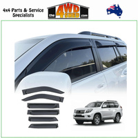 Widened Weather Shields Toyota Prado 150 Series 2009-2024