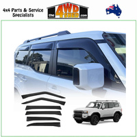 Widened Weather Shields Toyota Prado 250 Series 2024-On