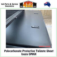 Isuzu DMAX Polycarbonate Protective Tailgate Sheet