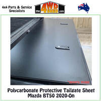 Mazda BT50 2020-On Polycarbonate Protective Tailgate Sheet