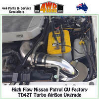 High Flow Nissan Patrol GU Factory TD42T Turbo AirBox Upgrade