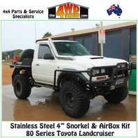 PDC 80 Series Toyota Landcruiser 4" Snorkel & Airbox Kit