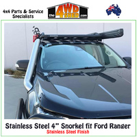 PDC Ford PX Ranger 4" Snorkel Kit - Stainless Steel