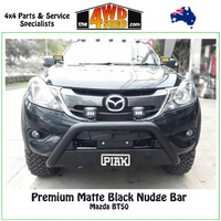 Premium Matte Black Nudge Bar Mazda BT50 2011-2020