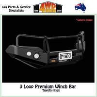 3 Loop Premium Winch Bar Toyota Hilux 2005-2010