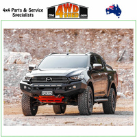 Genesis Non Loop Winch Bull Bar Mazda BT50 7/2020-On - Orange Tow Points & Orange Bash Plates