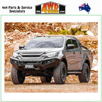 Genesis Non Loop Winch Bull Bar Isuzu DMAX 11/2023-On - Black Tow Points & Black Bash Plates