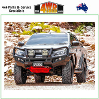 Genesis Loop Winch Bull Bar Isuzu DMAX 11/2023-On - Black Tow Points & Orange Bash Plates